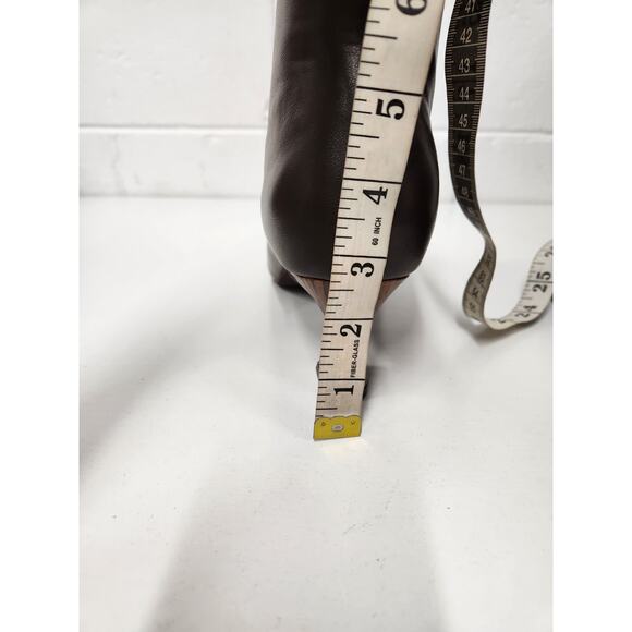 Sanctuary Women's SA-Sleek Java Leather Ankle Boots, Sz 9.5, Spool Heel, Classic - Picture 10 of 10